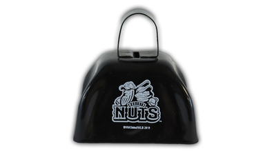 Modesto Nuts Logo Cowbell